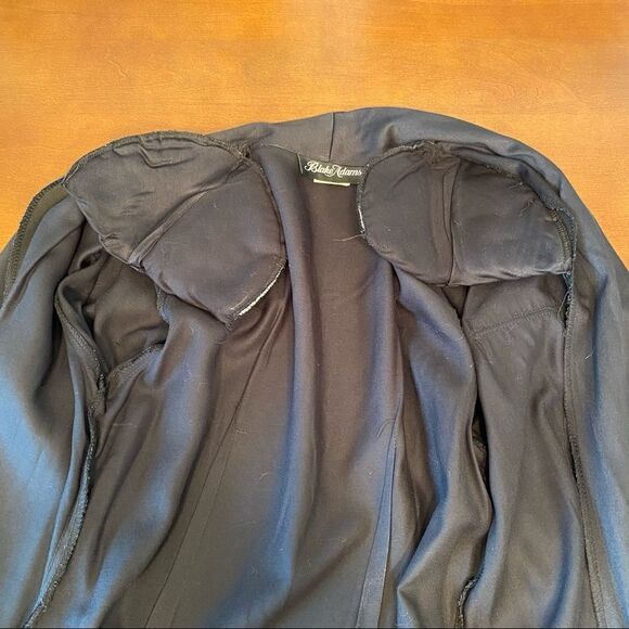 🚨FINAL OFFER Vintage Blake Adams Navy Blue Blazer Size 7/8 - Picture 6 of 11